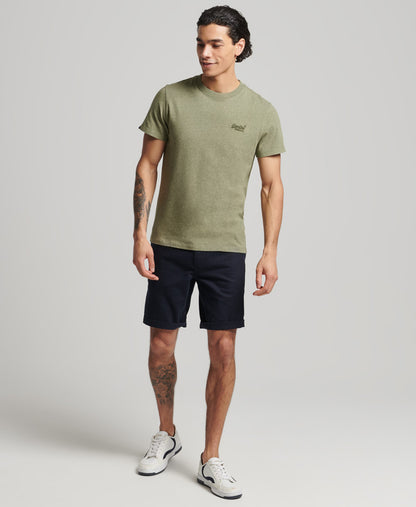 Superdry Vintage Logo Embroidery T-Shirt - Hushed Olive Grit