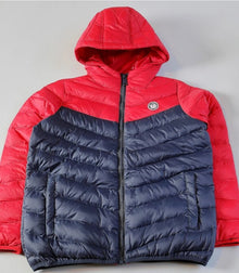 Boys Diesel Ajay Puffer Jacket  - 691 Navy/Red