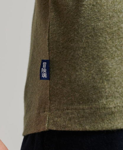 Superdry Vintage Logo Embroidery T-Shirt - Hushed Olive Grit