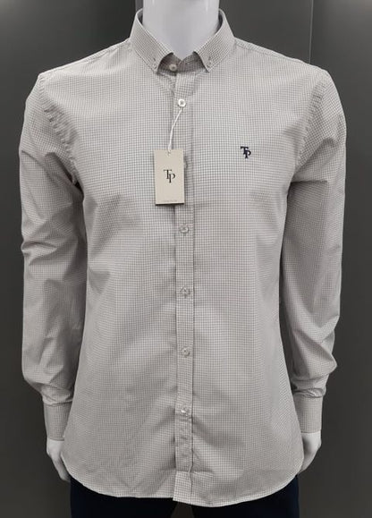 Tom Penn Long Sleeve Shirt 329 - Grey