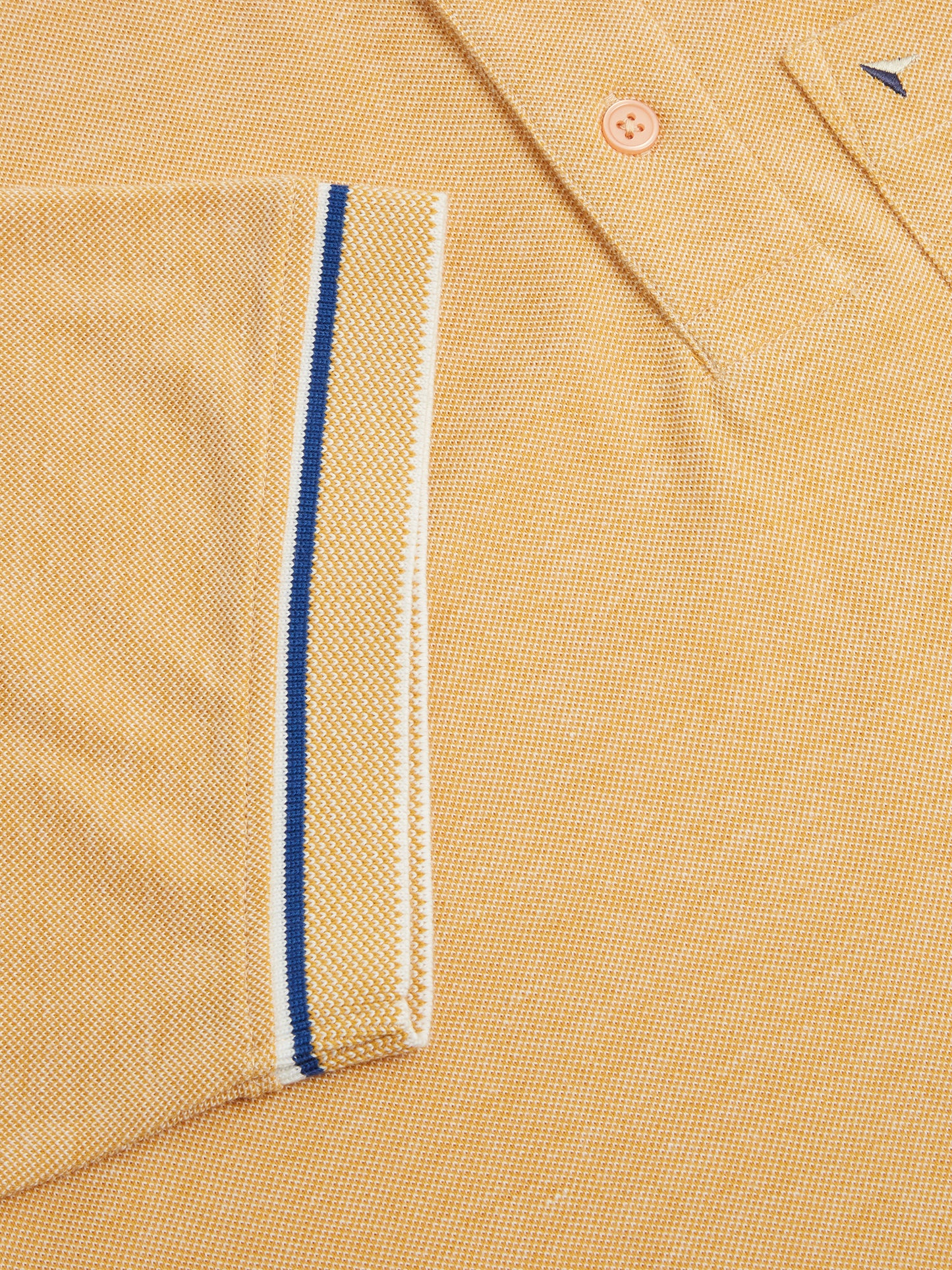 Daniel Grahame Short Sleeve 3 Button Polo Shirt - Camel