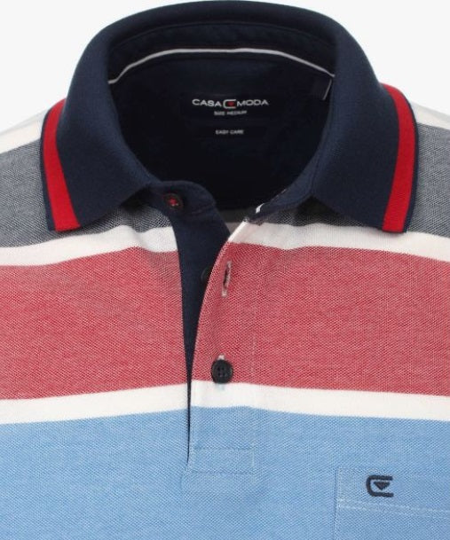 Casa Moda - Polo Shirt - 448 Light Red