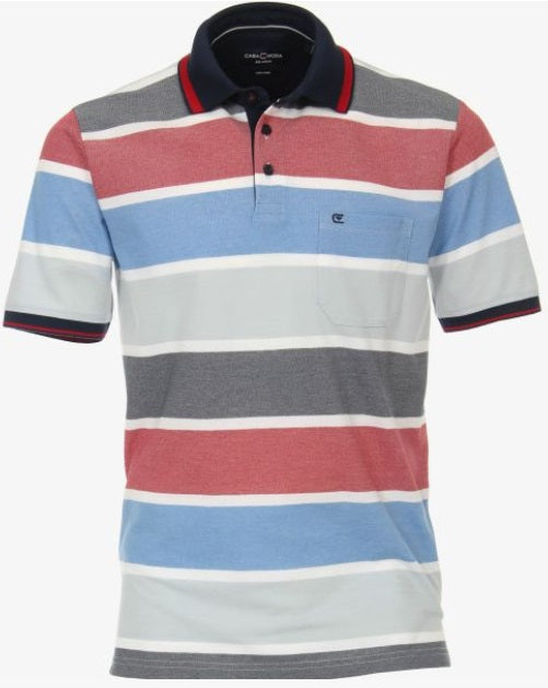 Casa Moda - Polo Shirt - 448 Light Red