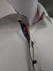 Advise Tailored Fit Long Sleeve Shirt AD-579 - White