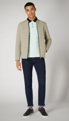 Remus Uomo Tapered Fit Cotton-Stretch Pique Polo Shirt 312 - Light Green