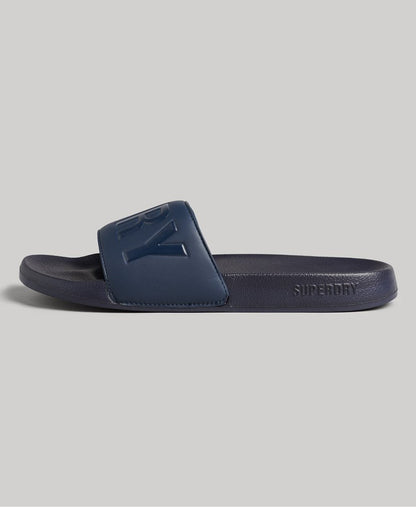 Superdry Code Core Pool Sliders - Deep Navy