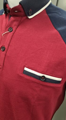 Tom Penn Polo Shirt - 836 Burgundy