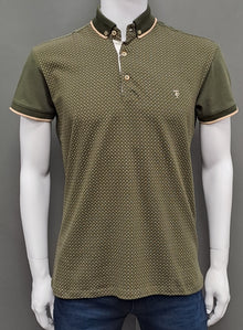 Tom Penn Short Sleeve Polo Shirt 873 - Khaki