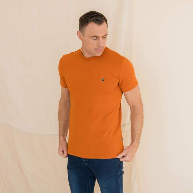 XV KINGS Arani Short Sleeve T-Shirt - Autumn Orange