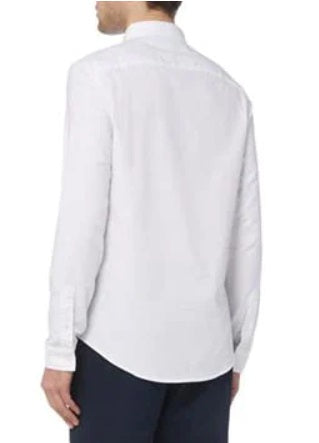 Original Penguin Long Sleeve Oxford Shirt - Bright White