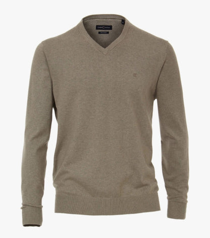 Casa Moda V-Neck Sweater 624 - Beige