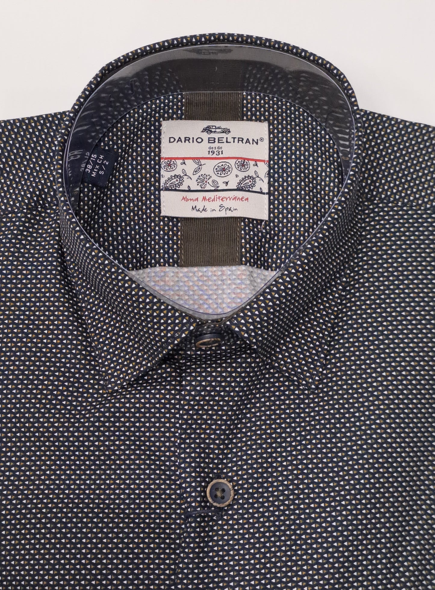 Dario Beltran Burrent Regular Fit Long Sleeve Shirt 411 - Green