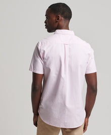 Organic Cotton Vintage Oxford Short Sleeve Shirt - City Pink