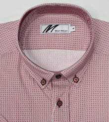Mish Mash Coastal Short Sleeve Casual Shirt - White/Red