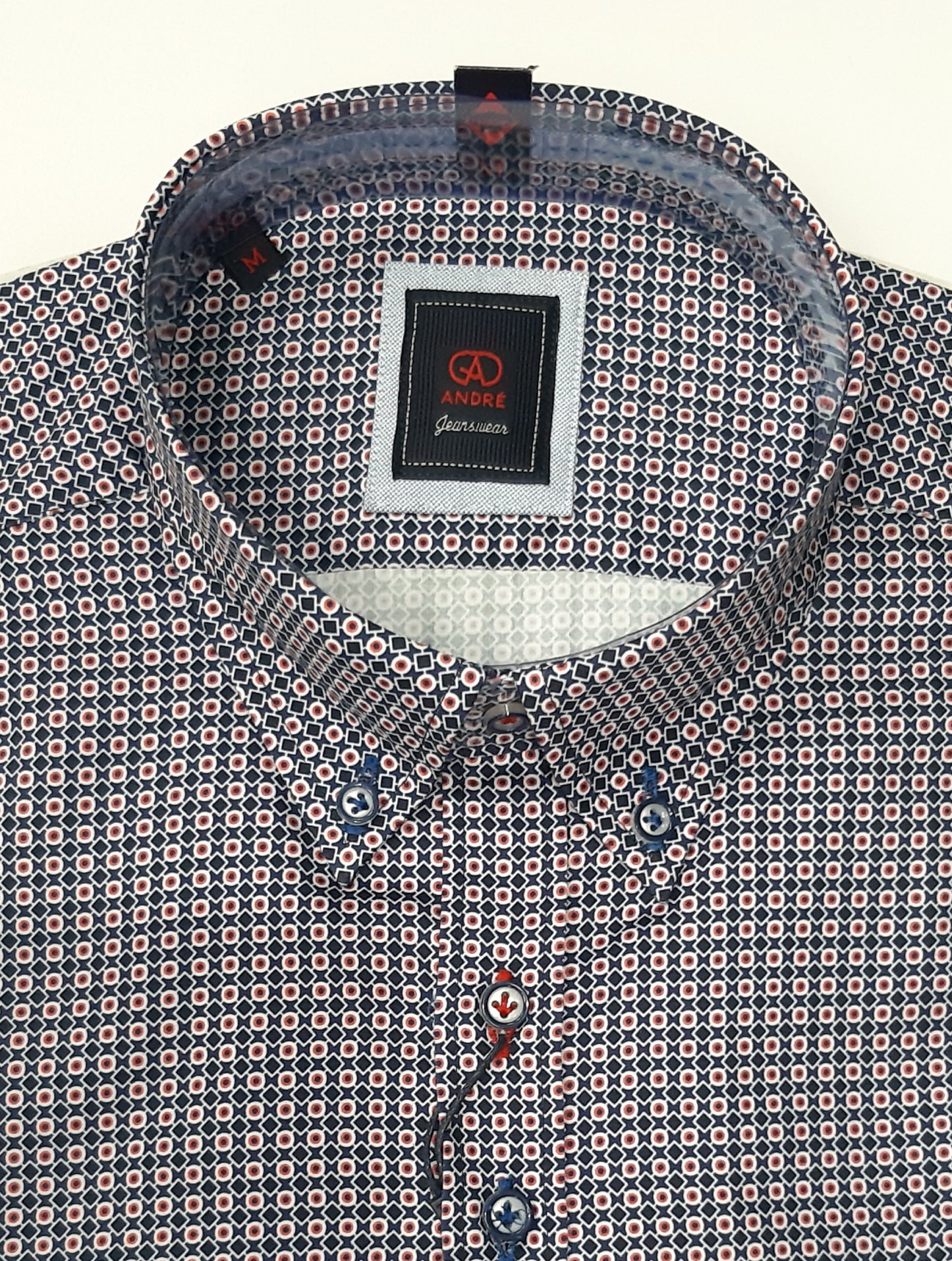 Andre Colm Long Sleeve Shirt - Navy