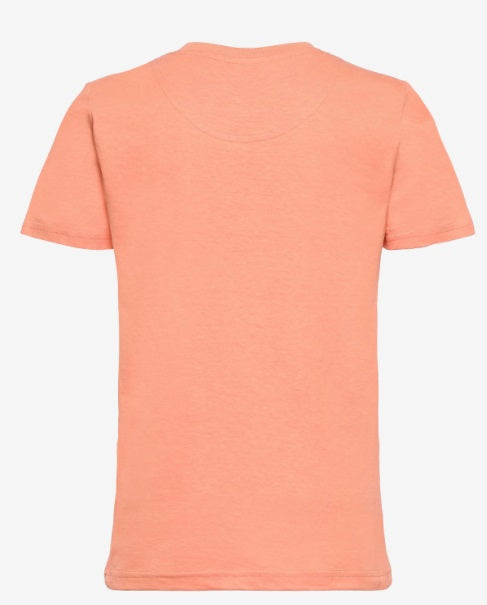 Boys Lyle & Scott T-Shirt - Coral Orange