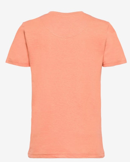 Boys Lyle & Scott T-Shirt - Coral Orange