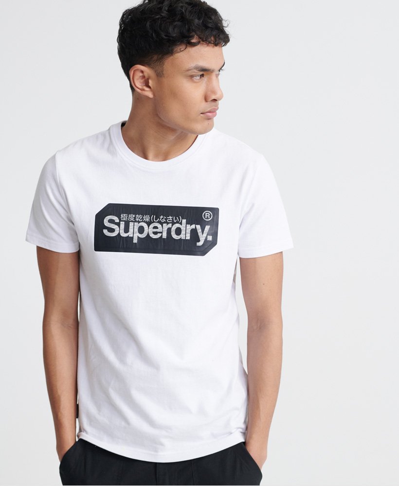 Superdry Core Logo Tag T-Shirt - Optic