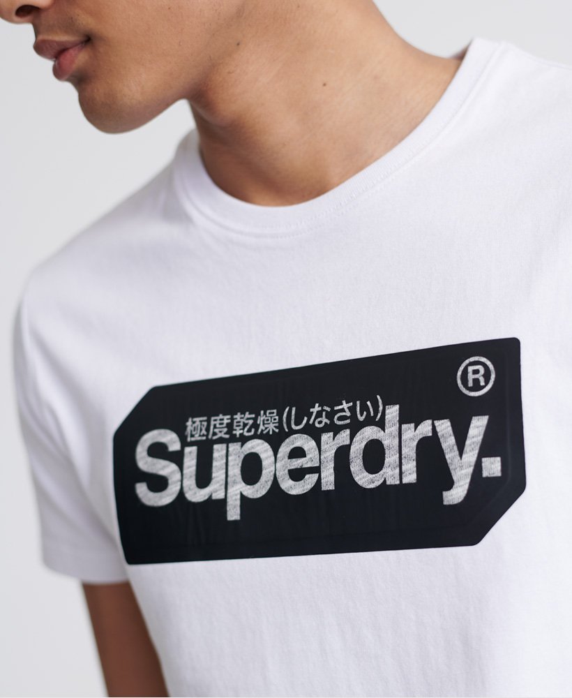 Superdry Core Logo Tag T-Shirt - Optic