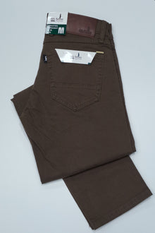 6th Sense Braxten Cotton Jean - Dilligen Brown