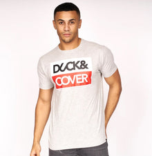 Duck And Cover Slimtex T-Shirt - Grey Marl