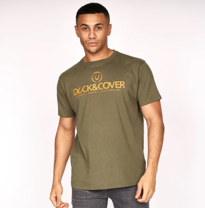 Duck And Cover Nellmare T-Shirt - Olive