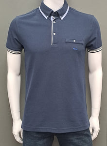 Dario Beltran Button Down Polo 452 - Navy