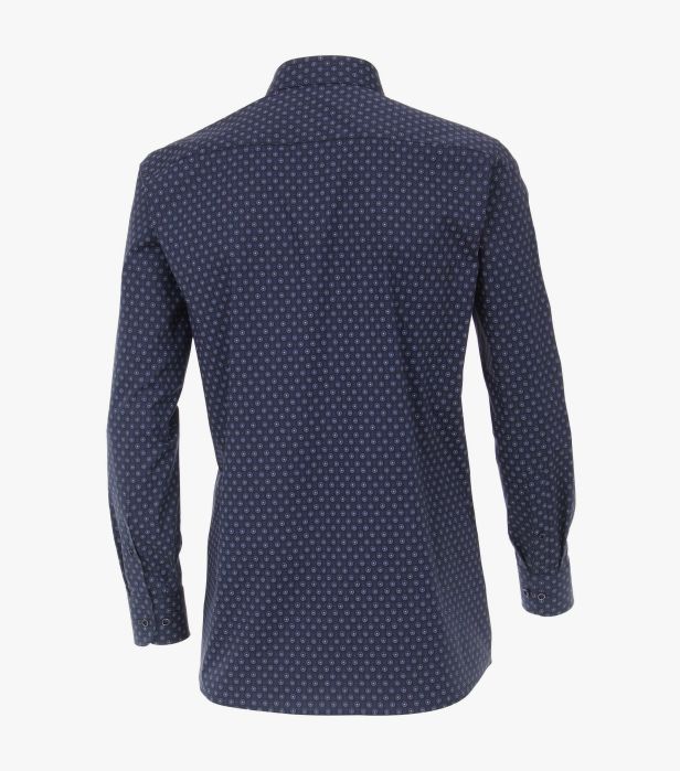 Casa Moda- Long Sleeve Shirt-  100 Dark Blue