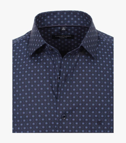 Casa Moda- Long Sleeve Shirt-  100 Dark Blue