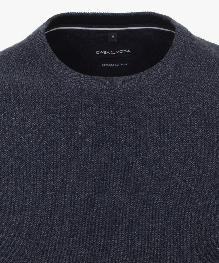 Casa Moda Round Neck Jumper 147 - Dark Blue