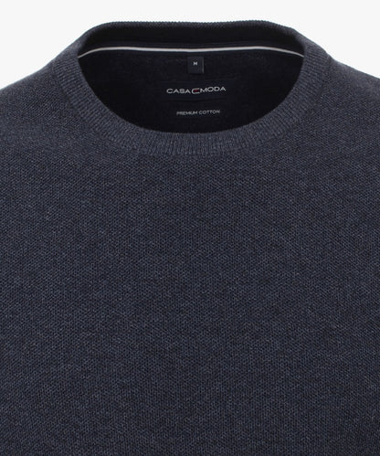 Casa Moda Round Neck Jumper 147 - Dark Blue