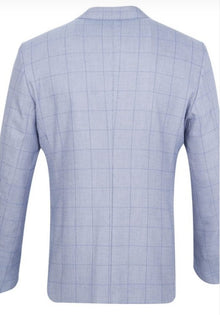 Fratelli Uniti Window Pane Check Blazer - Blue