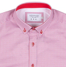 Mish Mash Gonzalo Short Sleeve Casual Shirt - Pale Red