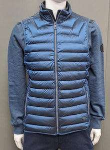 White Label Harding Quilted Gilet - Blue