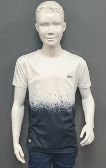 Boys Diesel Harry Dip Dye T-Shirt - Navy