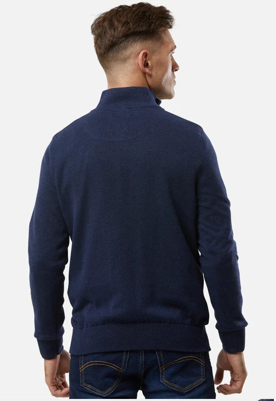 6th Sense Harry Half Zip Sweater O# - Navy