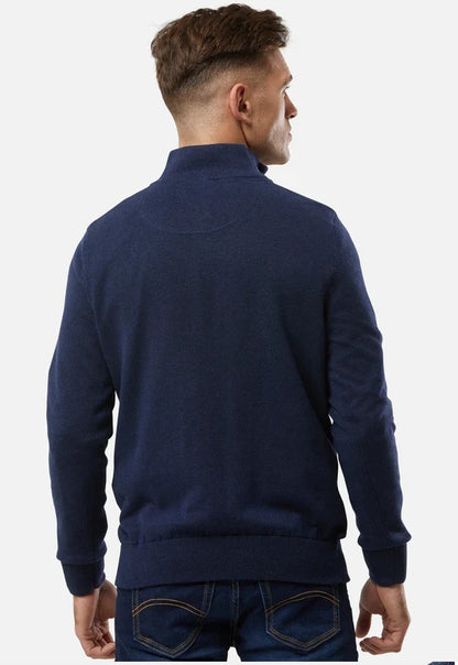 6th Sense Harry Half Zip Sweater O# - Navy