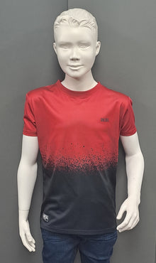 Boys Diesel Harry Dip Dye T-Shirt - Red
