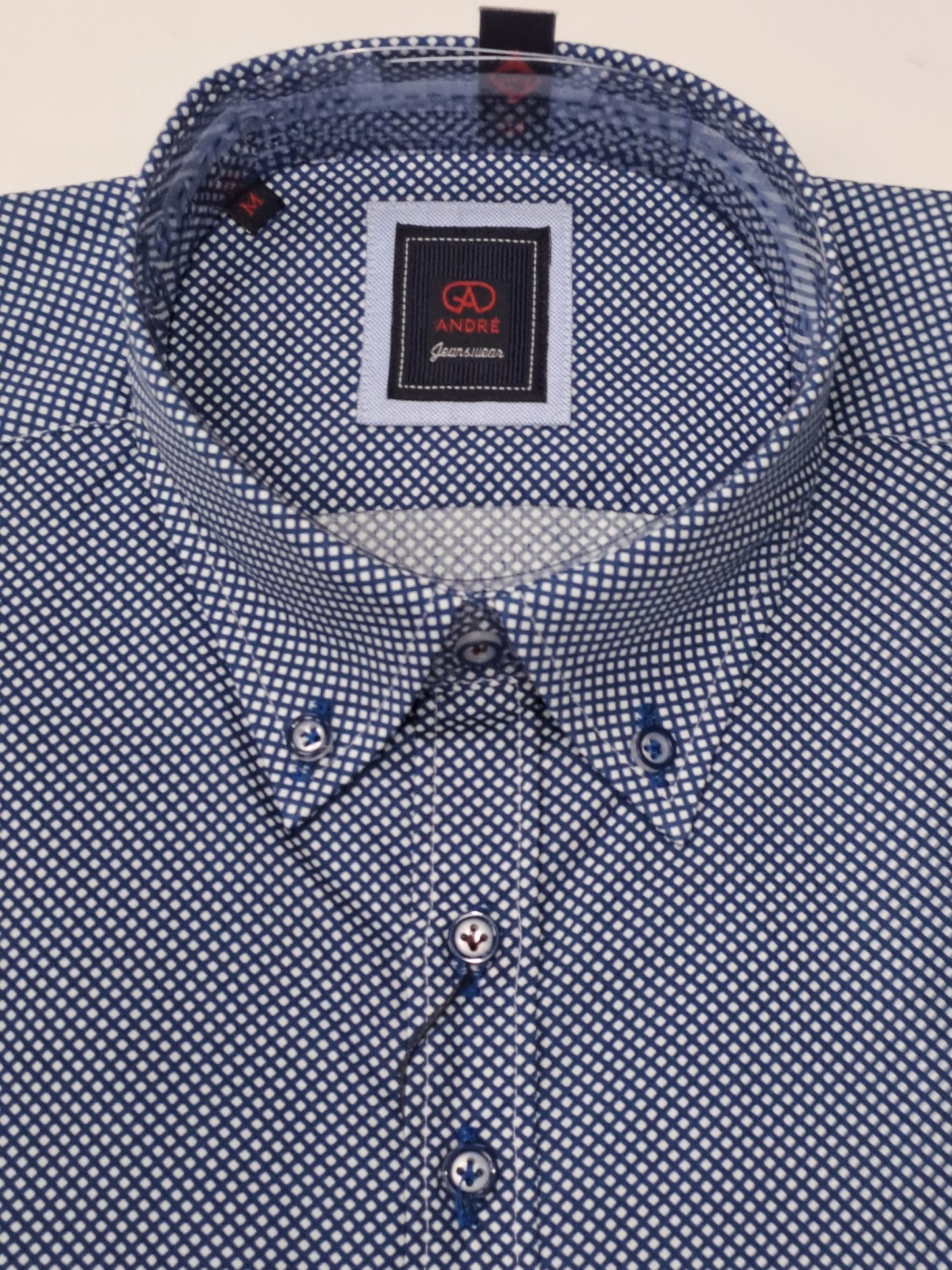 Andre Ian Long Sleeve Shirt - Navy
