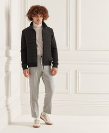 Superdry Studios Padded Knit Mix Jacket - Black