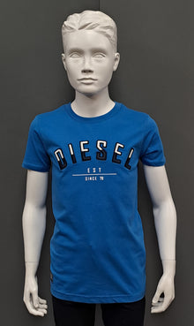 Boys Diesel Joshua T-Shirt - Royal Blue