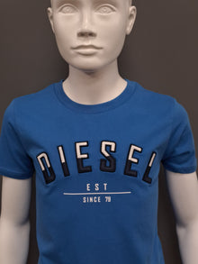 Boys Diesel Joshua T-Shirt - Royal Blue