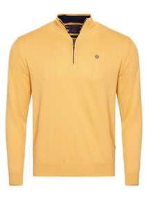 Andre Killiney Light Weight Half Zip Sweater - Gold