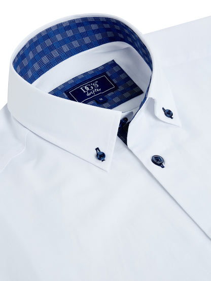 Daniel Grahame Ivano Short Sleeve Casual Shirt - White