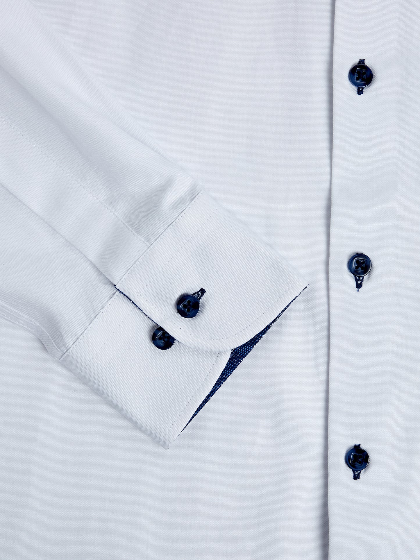 Daniel Grahame Plain Long Sleeve Casual Shirt - White