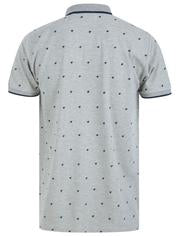 Le Shark Yanis Printed Cotton Pique Polo Shirt - Light Grey Marl