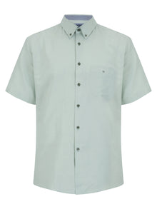 Daniel Grahame Short Sleeve Casual Shirt - 31 Light Green