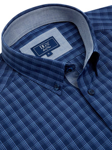 Daniel Grahame Geneva Long Sleeve Casual Shirt - Blue