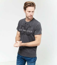 Duck And Cover Markel T-Shirt - Charcoal/Marl