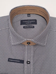 Casa Moda Long Sleeve Casual Shirt - Navy